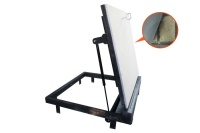 Люк напольный Стелс-КУ 800*1600п короб утепленная серия